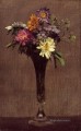 Margaritas y dalias pintor de flores Henri Fantin Latour